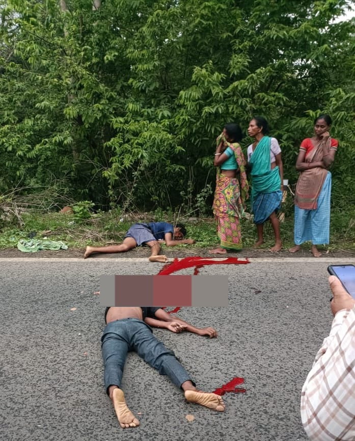 रफ्तार का कहर, ट्रक की टक्कर से बाइक सवार दो युवकों की मौत, सड़क जाम