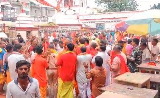 कल से श्रावणी मेले की शुरुआत, पंडा समाज और प्रशासन ने भोलेनाथ से सफल संचालन के लिए मांगा आर्शीवाद