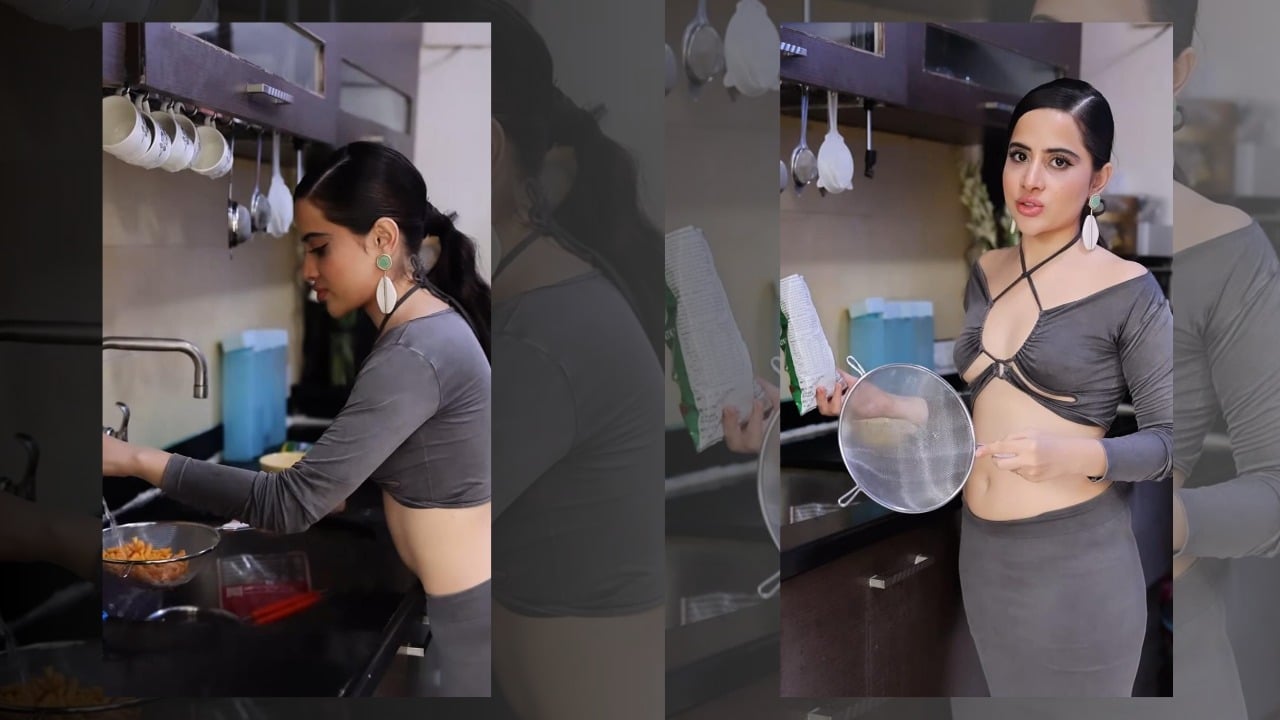 कुरकुरे को पानी में धो कर खाने लगी उर्फी, लोगों ने कहा ‘कम से कम आज कुछ ढंग का कर लेती’