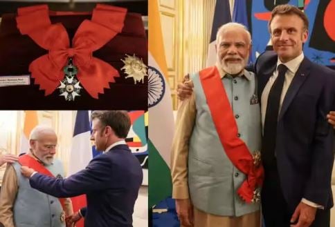 पीएम नरेंद्र मोदी को मिला फ्रांस का सर्वोच्च पुरस्कार, सम्मान पाने वाले बने पहले भारतीय प्रधानमंत्री