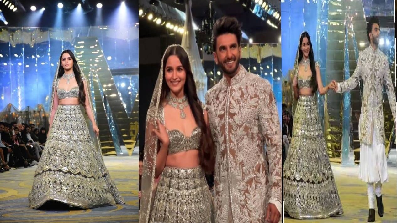 मनीष मल्होत्रा के शो में रॉकी और रानी बने शोज टॉपर, दुल्हन के लिबास में बेहद खूबसूरत नजर आईं आलिया