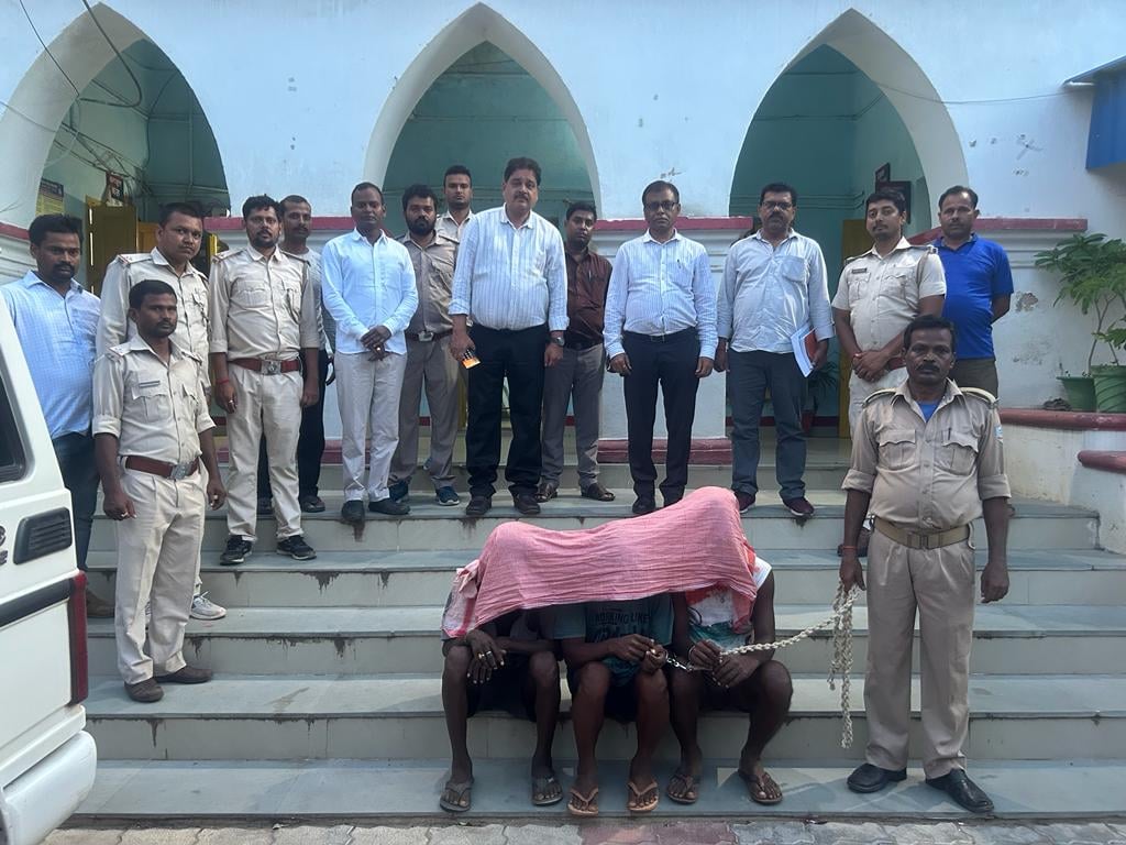 देवघर में 39 कछुए के साथ तीन आरोपी गिरफ्तार, गुप्त सूचना के आधार पर की गई कार्रवाई