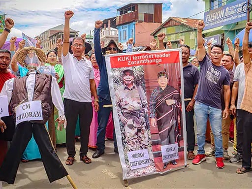 कुकियों के समर्थन में मिजोरम में भारी रैली, सीएम बीरेन सिंह ने लगाया आंतरिक मामलों में हस्तक्षेप का आरोप