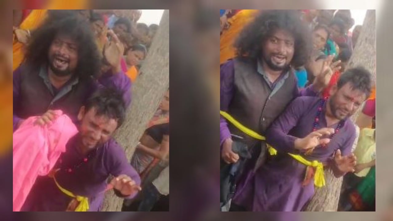 फकीर बाबा को पेड़ से बांध कर महिलाओं ने की जमकर पिटाई, बच्चा चोरी का लगाया आरोप