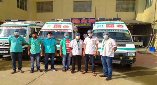 झारखंड में हड़ताल पर 108 एंबुलेंस ड्राइवर, बकाया वेतन की रखी मांग, मरीजों की बढ़ी परेशानी