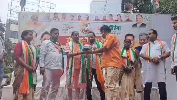 जमशेदपुर में भाजपा ने मेरी माटी मेरा देश अभियान का किया गया शुभारंभ