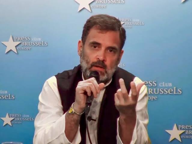 बोल्जियम में बोले राहुल गांधी, कहा- ‘भारत में लोकतंत्र खतरे में है और अल्पसंख्यकों पर हमले हो रहें हैं’