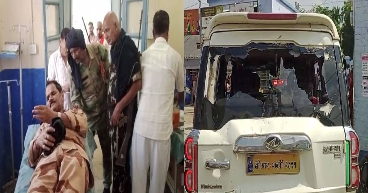 नवादा: खनन विभाग की टीम पर बालू माफियाओं ने किया हमला, दो अधिकारी और एक जवान जख्मी