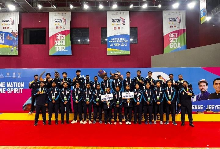 झारखंड के पुरुष रोल बॉल टीम ने रचा इतिहास, मैच में जीता कांस्य पदक