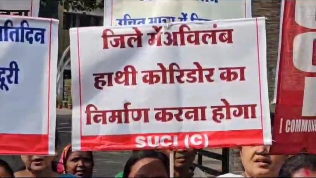 जमशेदपुर: गजराज के आतंक से परेशान लोगों ने कॉरिडोर निर्माण को लेकर किया प्रदर्शन, मांगे पूरी नहीं होने पर उग्र आंदोलन की दी चेतावनी