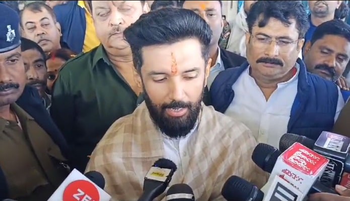 चिराग का दावा देश में पीएम मोदी का जादू, 2024 में 400 का आकड़ा पार करेगा एनडीए