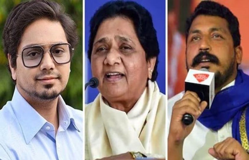 दलित राजनीति में आकाश आनंद की एंट्री, बहन मायावती ने चंद्रशेखर रावण से किया किनारा