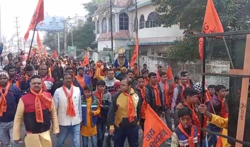 देवघर: अहिबरन जयंती पर बर्णवाल समाज ने निकाली भव्य शोभायात्रा, बड़ी संख्या में लोग हुए शामिल