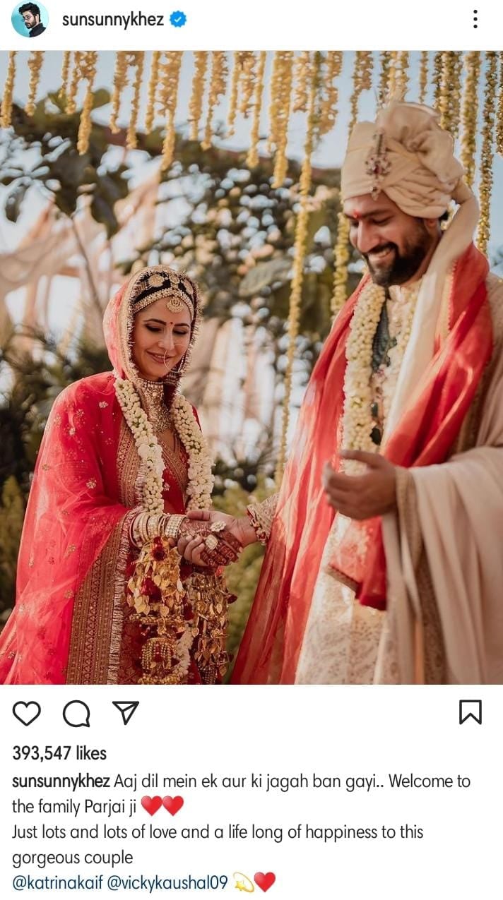 विक्की-कैटरिना के लिए मोस्ट adorable वेडिंग wish ..!