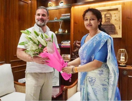 भारत जोड़ों न्याय यात्रा का कांरवा रांची पहुंचा, राहुल गांधी ने हेमंत की वाइफ कल्पना सोरेन से की मुलाकात