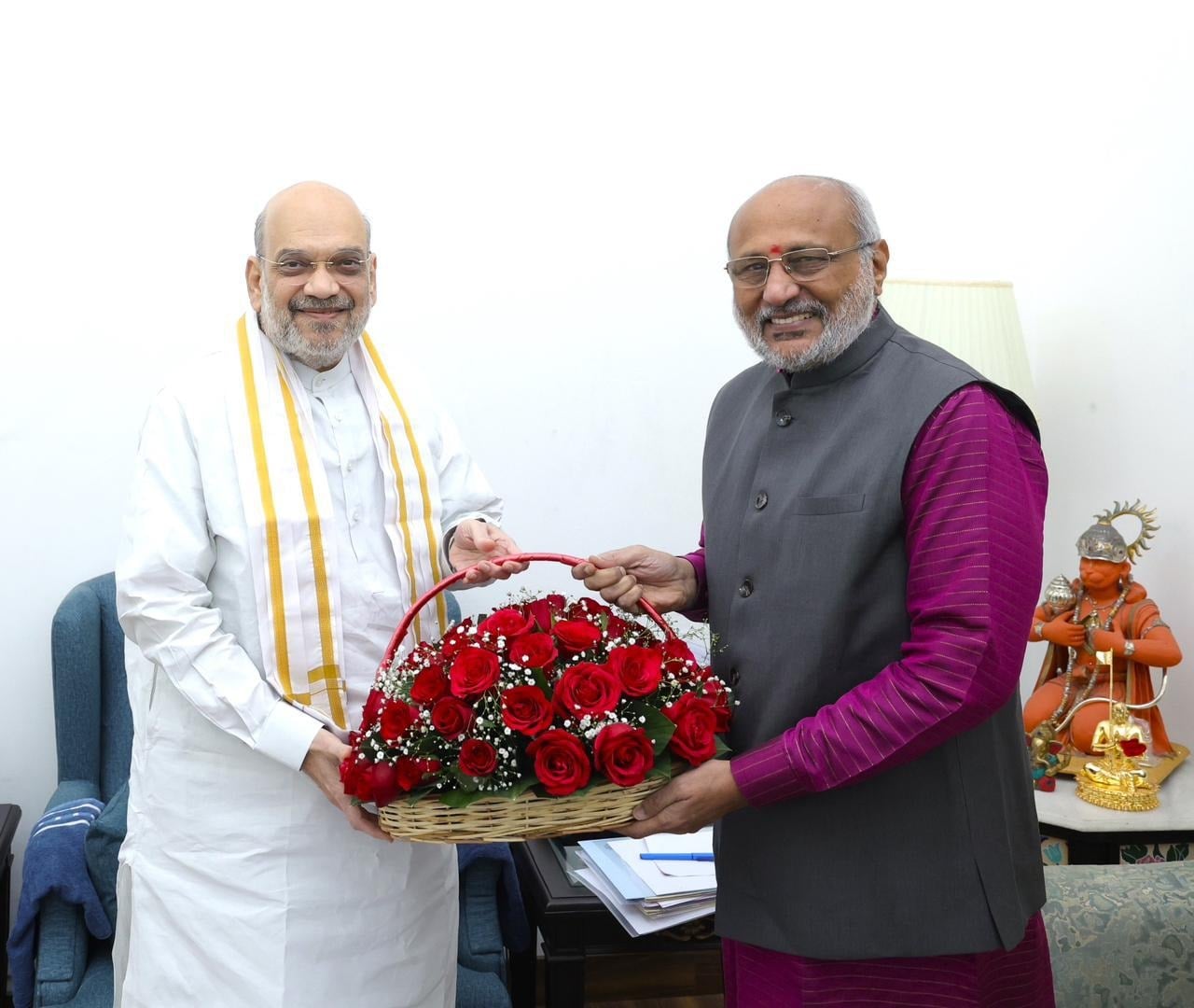 राज्यपाल सीपी राधाकृष्णन ने गृह मंत्री अमित शाह से दिल्ली में की मुलाकात, राज्य के ताजा हालातों पर की चर्चा