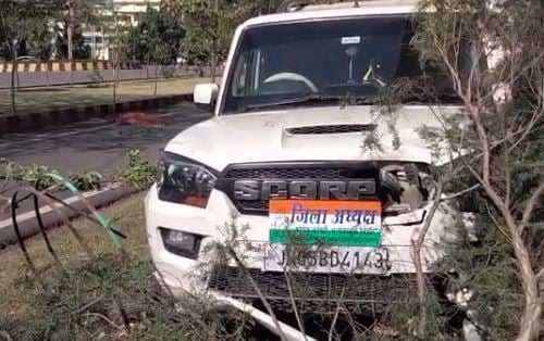 कांग्रेस नेता की स्कार्पियो की चपेट में आने से महिला की मौत, दो गिरफ्तार, दो फरार