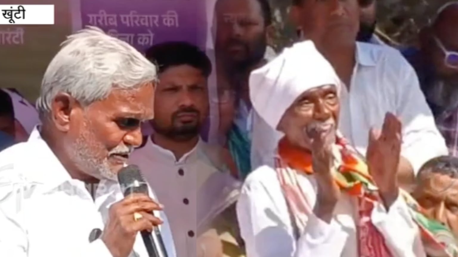 “कालीचरण के साथ भगवान बिरसा का आशीर्वाद” खूंटी से सीएम चंपाई की हुंकार, आदिवासी विरोधी है भाजपा