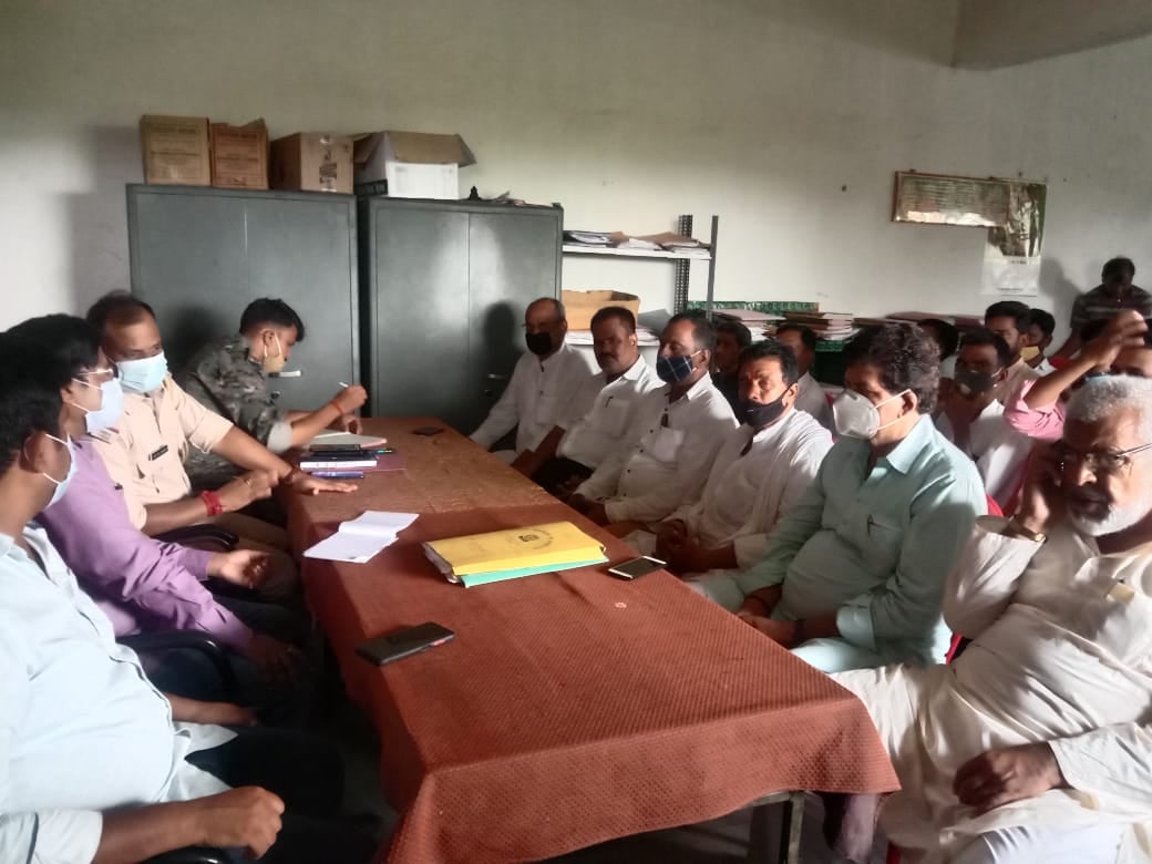 हैदरनगर थाना में शांति समिति की बैठक संपन्न,गाइडलाईन के तहत मुहर्रम का त्योहार मनाने का लिया गया निर्णय