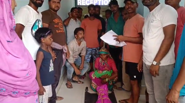 एक बार फिर सुर्खियों में आया अमीषा नर्सिंग होम, नवजात के सिर से उठ गया मां का साया, परिजन आक्रोशित