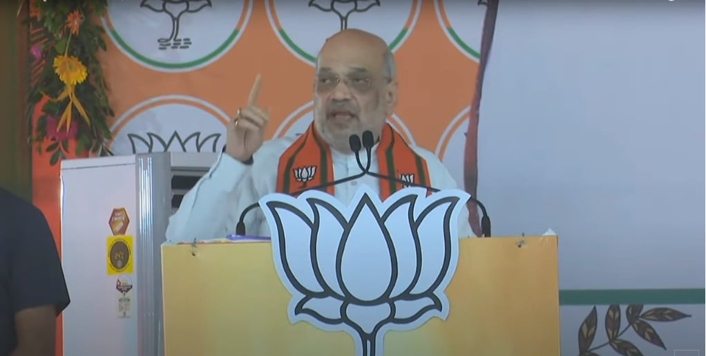 अमित शाह ने झामुमो व कांग्रेस पर साधा निशाना, कहा- हेमंत बाबू दीवार पर लिख कर रख लो राज्य में पूर्ण बहुमत की बनेगी सरकार