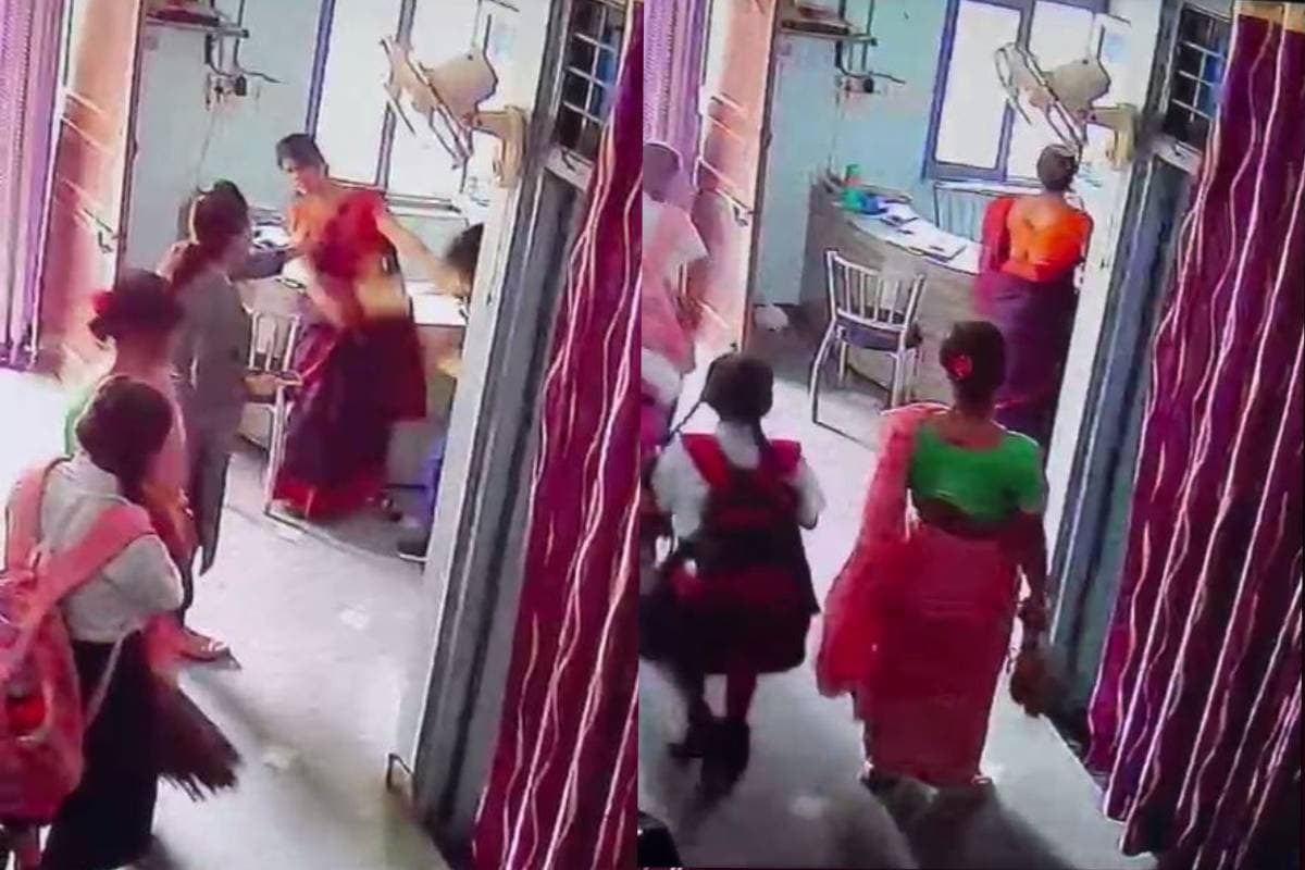 स्कूल में बच्चे पर हाथ उठाना महिला टीचर को पड़ा महंगा, देखिए कैसे बच्चे ने भी पलटकर शिक्षिका को जड़ दिया थप्पड़, वीडियो वायरल