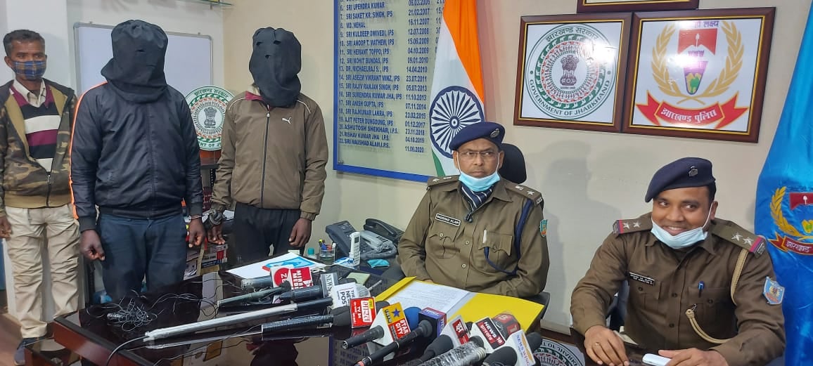 तूफान गिरोह के दो सदस्य गिरफ्तार
