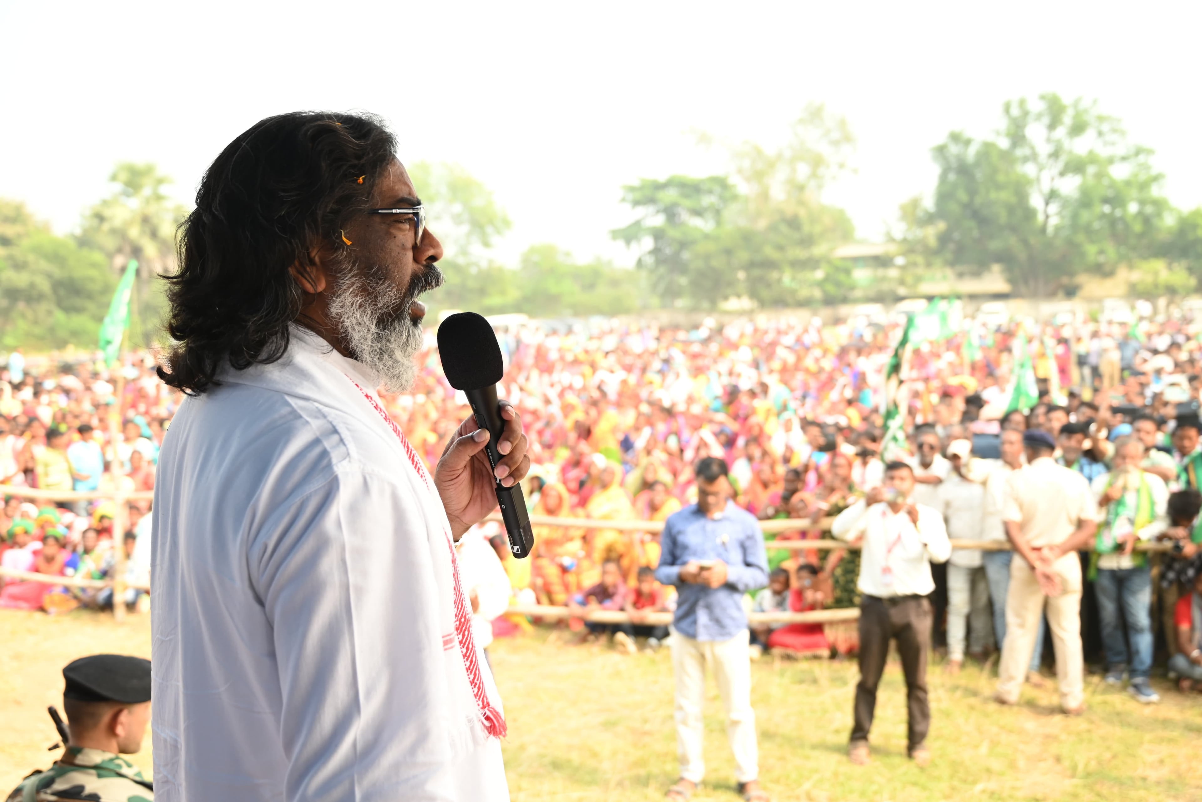 बेटी की बात करने वालों ने सामूहिक रेप के आरोपी को चुनाव में छोड़ दिया जिससे भाजपा का प्रचार हो सके:हेमंत