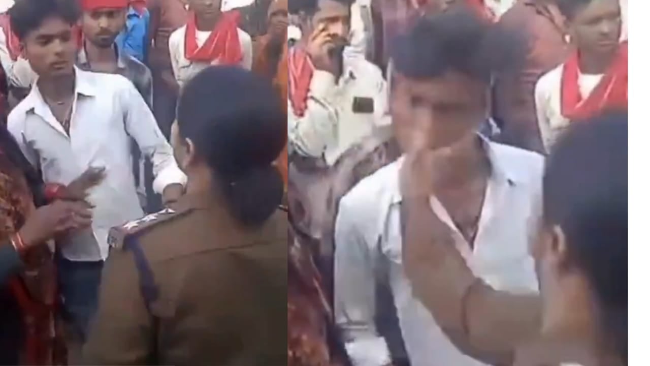 जब महिला थानेदार ने युवक को मारा थप्पड़ तो बदले में युवक ने कर दी थप्पड़ों की बौछार, अब Viral Video पर क्या बोल रहे लोग.....