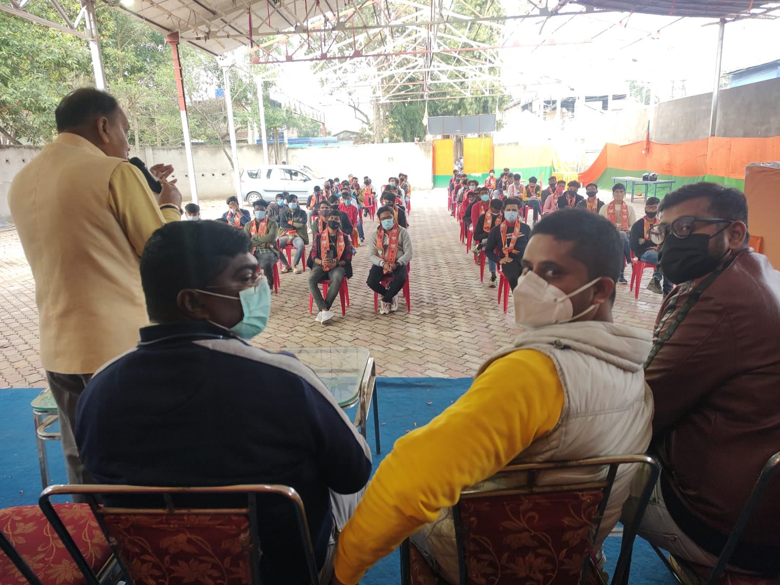 भाजपा द्वारा सदस्यता ग्रहण अवसर पर विधायक ने कहा की,पहले देश, फिर पार्टी,और अन्त में हम:सी.पी.सिंह