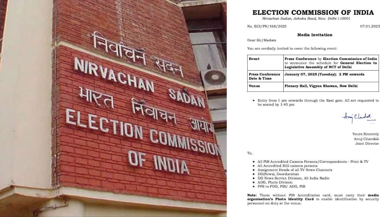 दिल्ली विधानसभा चुनाव की घोषणा आज, 70 विधानसभा सीटों पर चुनाव का शेड्यूल जारी करेगा चुनाव आयोग