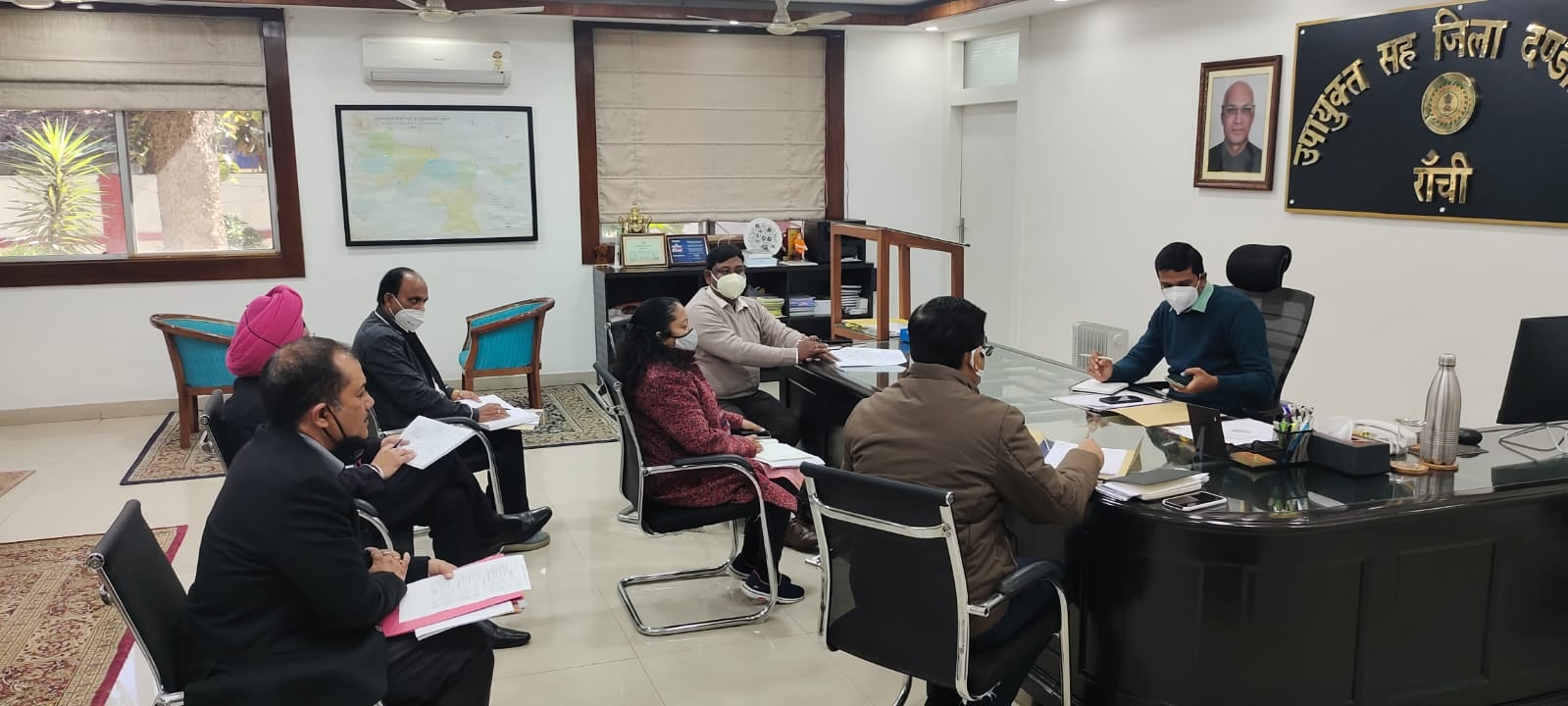 बीआईटी मेसरा की जमीन संबंधी समस्या पर हुई चर्चा, 26 जनवरी के बाद से होगा बाउंड्री वाल निर्माण