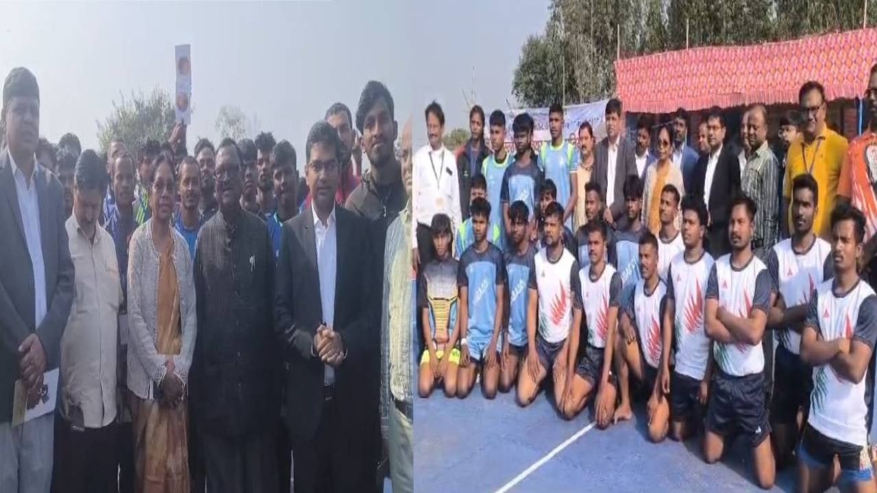 मंदिरों का गांव मलूटी में 18वीं राज्यस्तरीय कबड्डी प्रतियोगिता शुरू