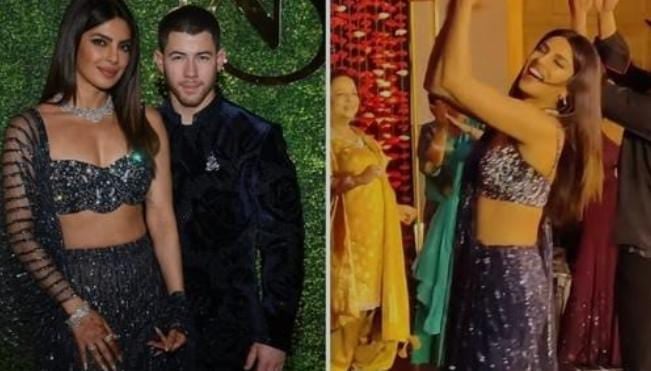 भाई की शादी में देसी गर्ल ने पति संग लूटी महफिल, हिंदी गाने से निक जोनास ने बांधा समां, तो प्रियंका चोपड़ा ने लगाये ठुमके