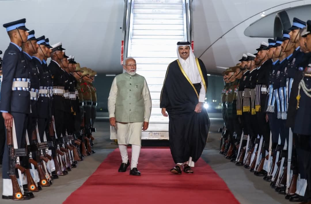 कतर के प्रिंस पहुंचे भारत, प्रधानमंत्री नरेंद्र मोदी ने एयरपोर्ट जाकर किया स्वागत,जानिए इस यात्रा का महत्व
