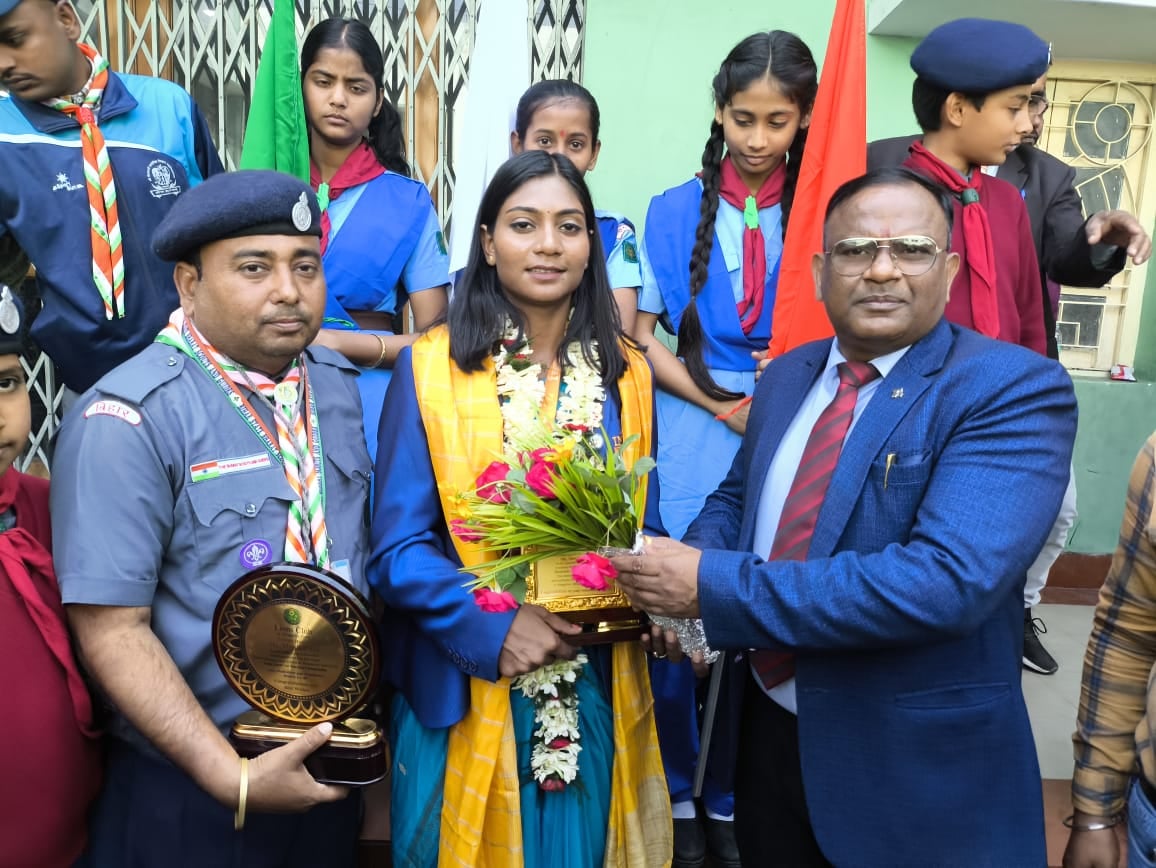 खो खो विश्व कप में स्वर्ण पदक जीतकर बिहार लौटी मोनिका साह, भागलपुर में हुआ भव्य स्वागत