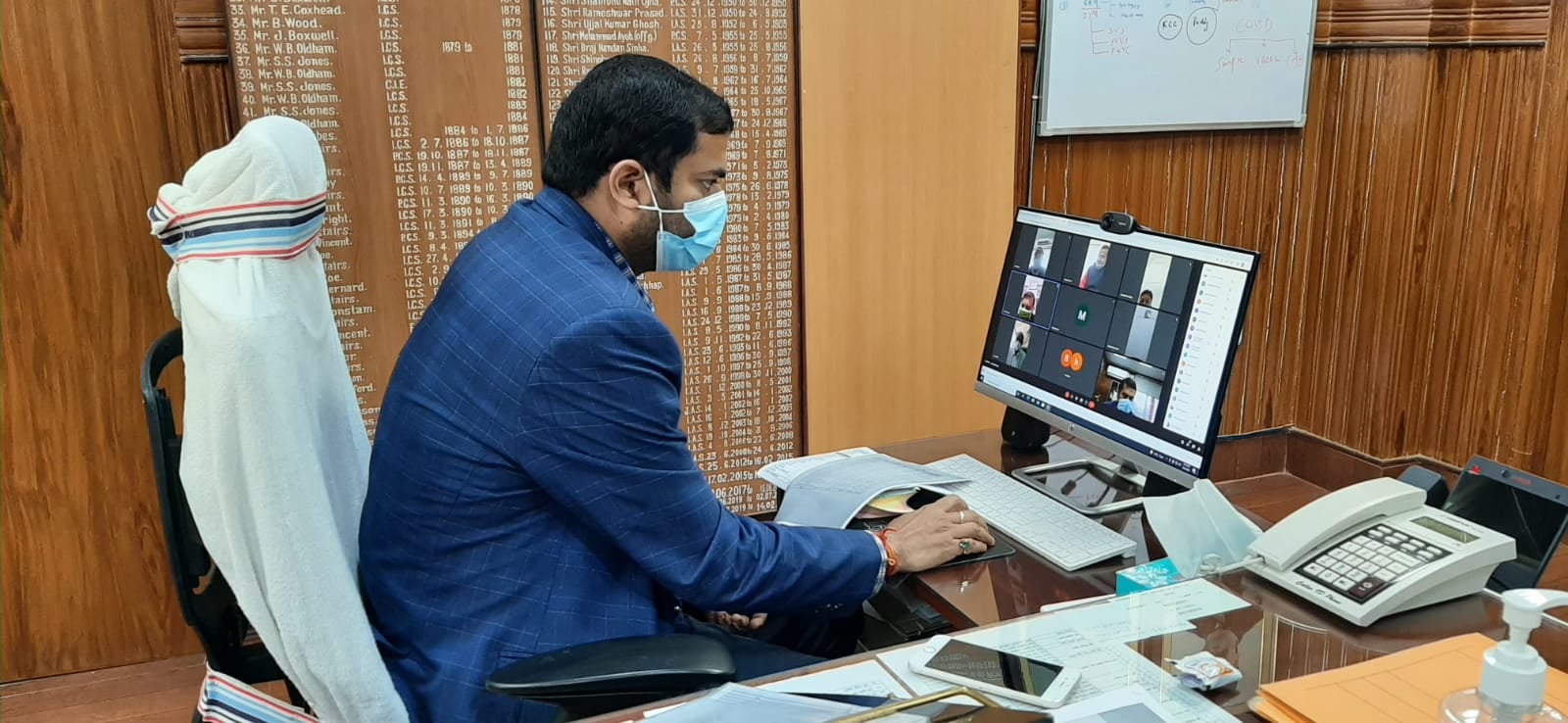 पेट्रोल सब्सिडी योजना : उपायुक्त ने वीडियो कांफ्रेंसिंग के जरिए की समीक्षा बैठक