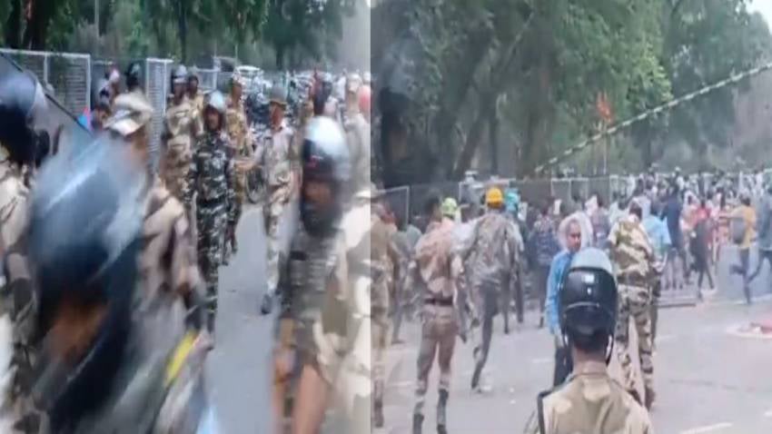 Breaking : CISF और विस्थापित आंदोलनकारी में झड़प!लाठीचार्ज में एक की मौत, मौके पर पहुंचे जयराम,इलाके में तनाव