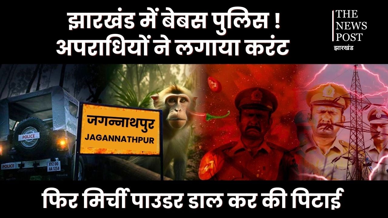 रांची में बंदर का रेस्क्यू करने गई पुलिस और वन विभाग की टीम पर हमला, पहले करंट लगाया फिर आंखों में मिर्ची पाउडर झोंक लाठी से की धुनाई