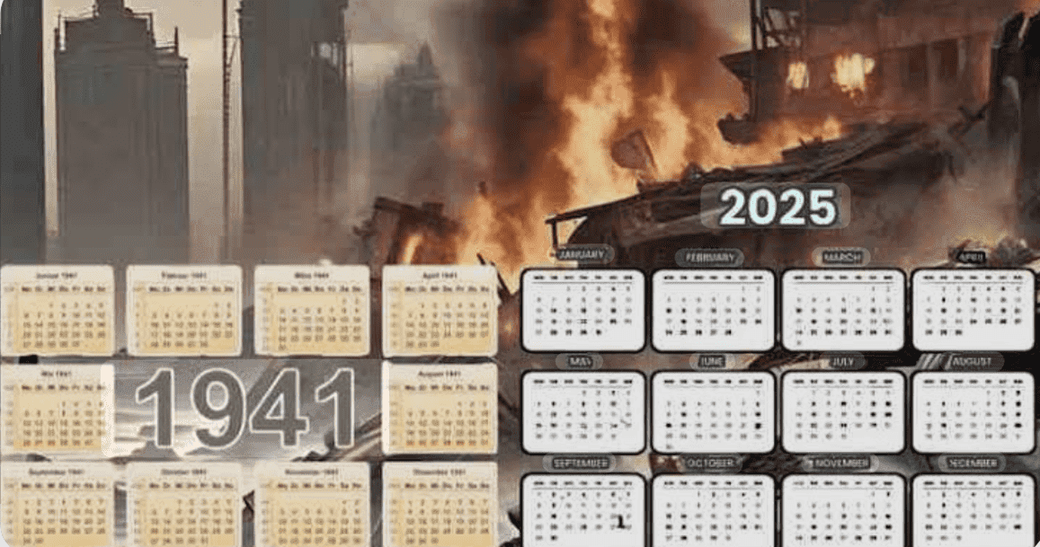 संयोग या चेतावनी? 2025 का कैलेंडर 1941 जैसा, जानें इसके पीछे की वजह