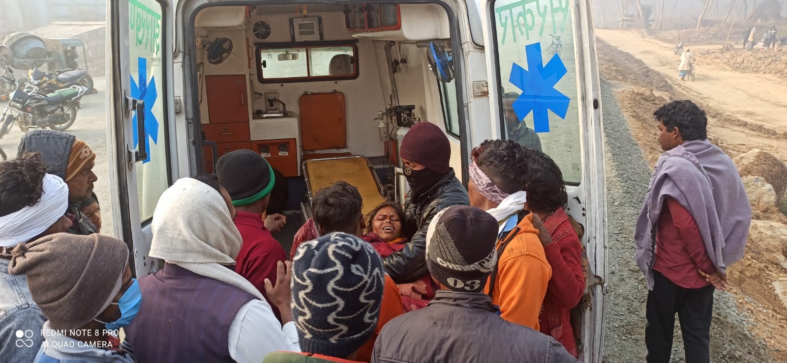 ट्रेन की चपेट में आने से महिला का हाथ कटा,  MMCH मेदिनीनगर रेफ़र