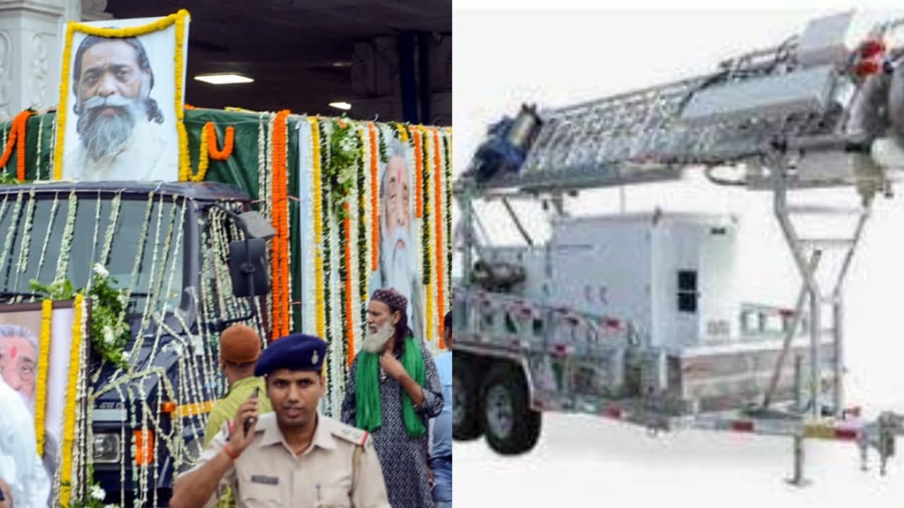 शिबू सोरेन के अंतिम यात्रा से पहले नेमरा गांव में इंटरनेट सुविधा उपलब्ध, बेहतर नेटवर्क के लिए लगाया गया सेल ऑन व्हील्स टावर