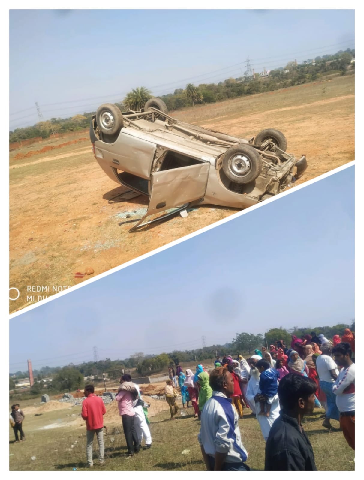 जमीन पर बाउंड्री वॉल कराने के क्रम में झड़प ,पुलिस के साथ भी धक्का-मुक्की, स्थिति तनावपूर्ण