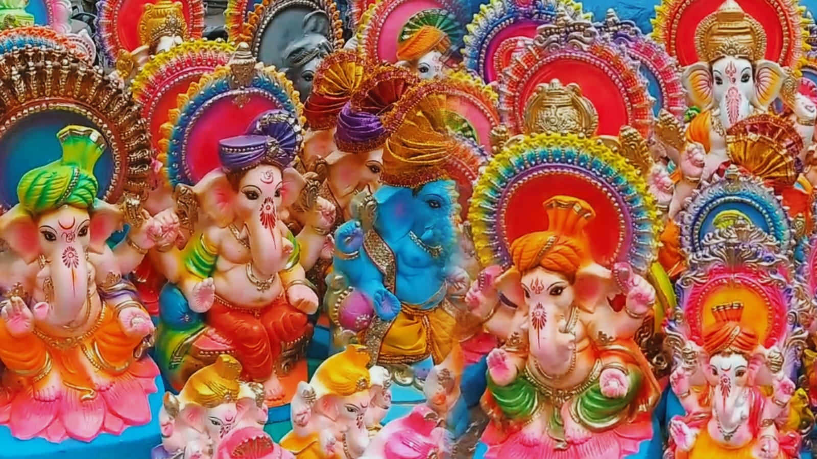 जमशेदपुर में गणपति महोत्सव की धूम, मराठी अंदाज की मूर्तियों की बढ़ी डिमांड