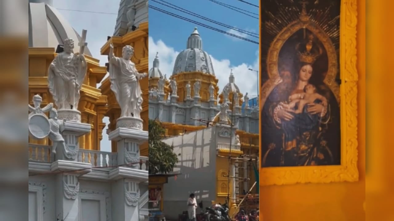 रांची में दुर्गा पूजा पंडाल पर शुरू हुआ विवाद, आरआर स्पोर्टिंग क्लब के पंडाल थीम को लेकर सोशल मीडिया पर भड़के लोग