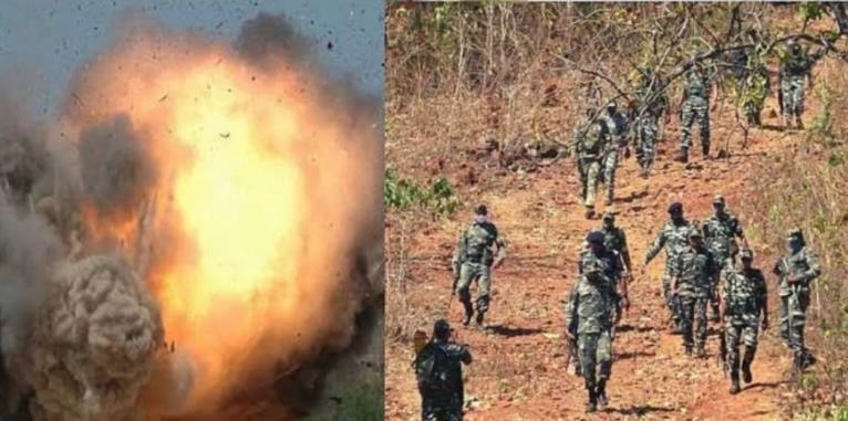 सारंडा में जोरदार धमाका,एक कॉन्स्टेबल शहीद,इंस्पेक्टर और ASI घायल