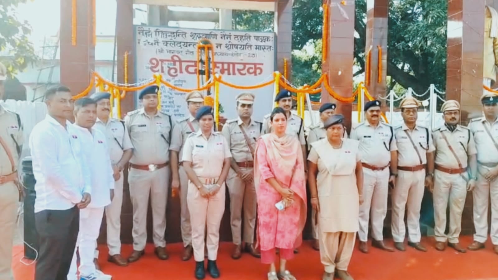 पुलिस लाइन में मनाया गया पुलिस संस्मरण दिवस, शहीदों को दी गई श्रद्धांजलि
