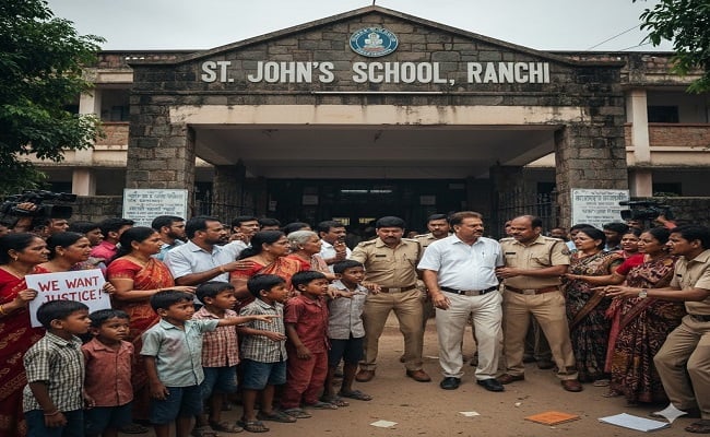 रांची के स्कूल में बच्चों की पिटाई से गरमाया माहौल, 4 पर एफआईआर दर्ज, दोषी कौन शिक्षक या फिर अभिभावक !