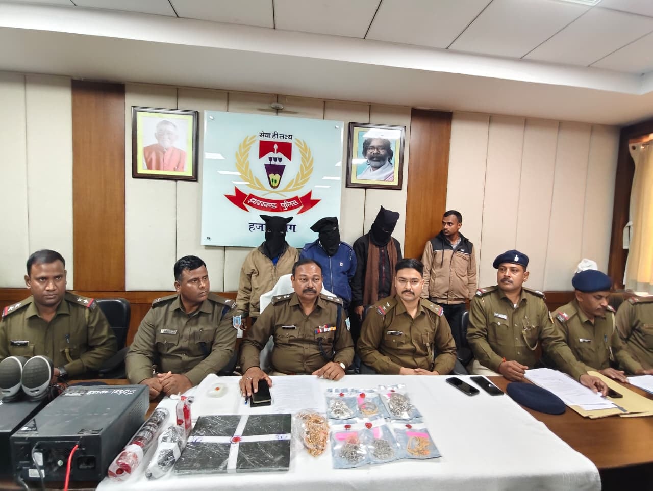 हजारीबाग में बड़ी चोरी का खुलासा, घरों में सेंध लगाने वाला गिरोह गिरफ्तार