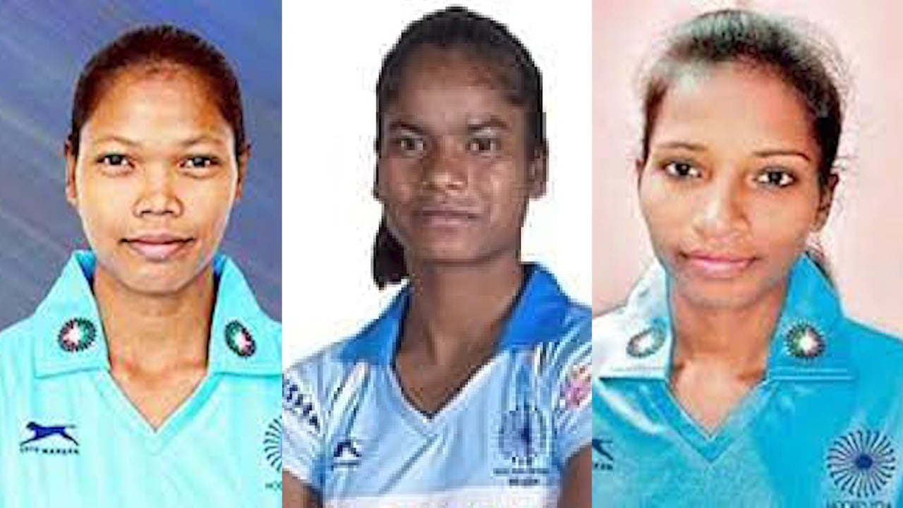 झारखंड की तीन खिलाड़ी निक्की, सलीमा और संगीता भारतीय हॉकी टीम में